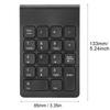 Keyboard Wireless Numeric Keypad 2.4G USB Ergonomic Lightweight PC Computer Accessory