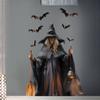 Halloween, Witch Window Sticker, Giant Horror, Silhouette Window Sticker, Party Decoration