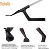 Telescopic Portable Gutter Cleaning Brush Leaf Roofing Detachable Guard  Clean Behind Skylights