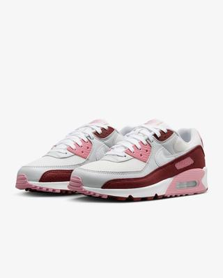 HM9451-600 Air Max 90 SE Dark Team Red Platinum Tint Pure Platinum (Women's