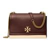 25 Gold Accessories Magnetic Flap Closure Color Block Lychee Grain Leather Crossbody Shoulder Bag Women Bags Brown White 146308-001