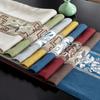 Chinese Style Floral Table Runner Vintage Tea Table Cloth Embroidery Bed Flag  Home Kitchen Use