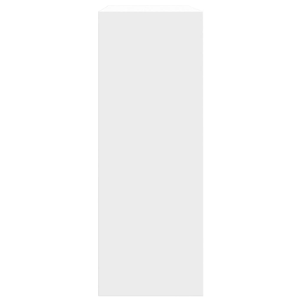 Vidaxl Shoe Cabinet, White, 60X21X57 Cm, Wood-Based Material