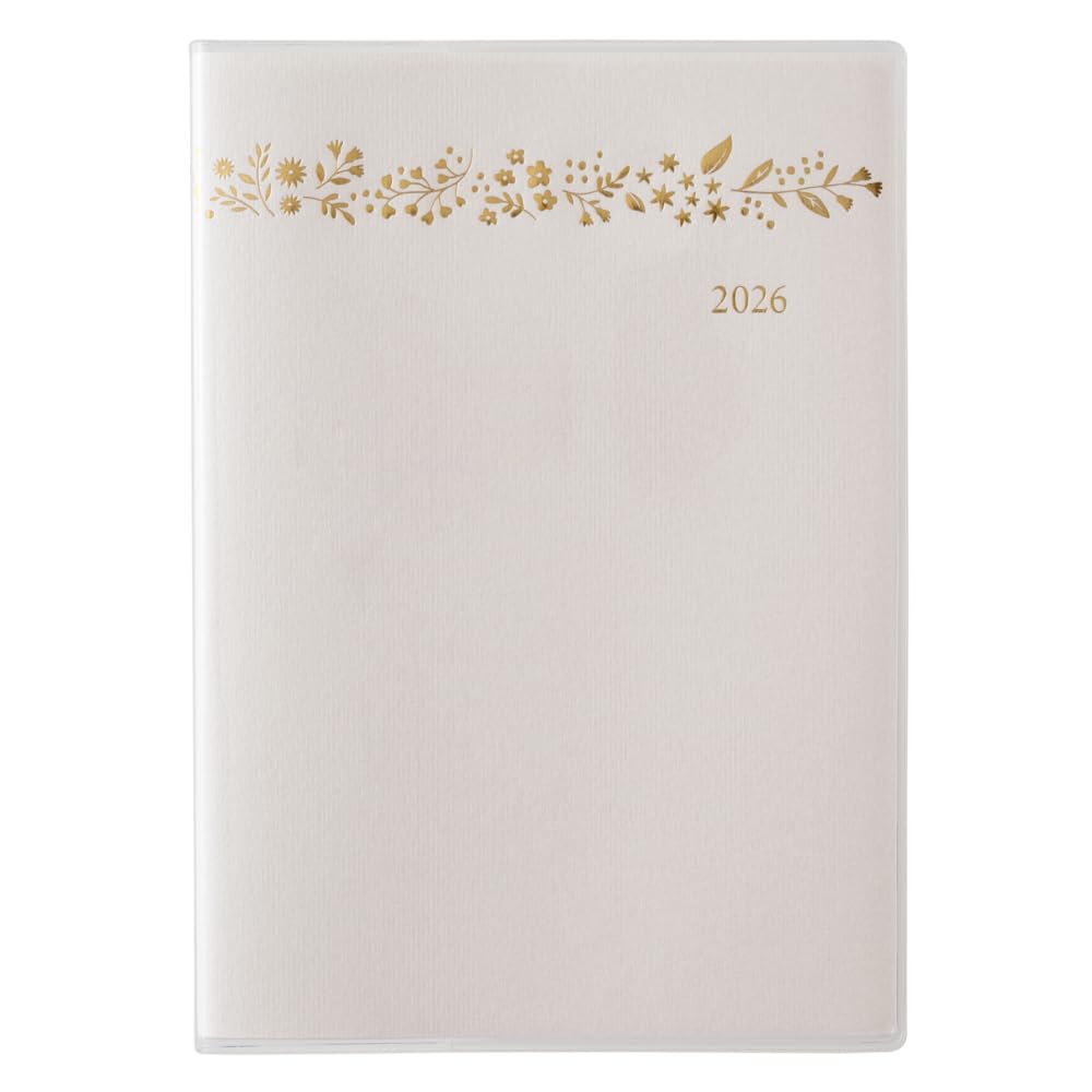 2026 Monthly Planner B6 Size, Starts April, Sunday Start, White, Memo Space