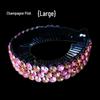 Korean Style Rhinestone Banana Clip Hair Bun Maker - Elegant Ponytail & Bun Accessory