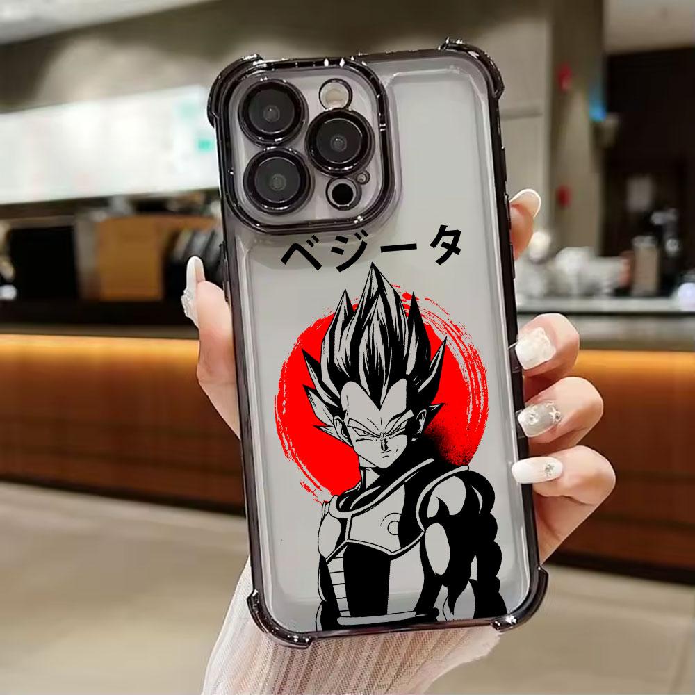 Dragons Balls Son Goku Vegeta Cartoon Phone Case For Xiaomi 15T 14T 13 Pro 15 F8 Ultra Poco X7 F7 Pro 5G X3 X6 F5 M7 Clear Cover