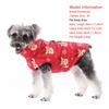 Warm Dog Clothes For Small Medium Dogs Cats Autumn Winter Windproof Christmas Print Puppy Jacket Schnauzer Yorkshire Pet Coat