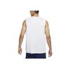Nike Pure Color Logo Quick-Dry Breathable Sports Training Tank Top Men Tops White CZ1185-100