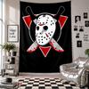 Wall TapestryHorror Movies Art Hanging Cloth Decorative Background Cover for Room Decoration