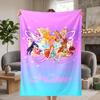 Winx Club Custom Flannel Blankets Soft Warm Cozy Throws for Home Decor Holiday Gifts