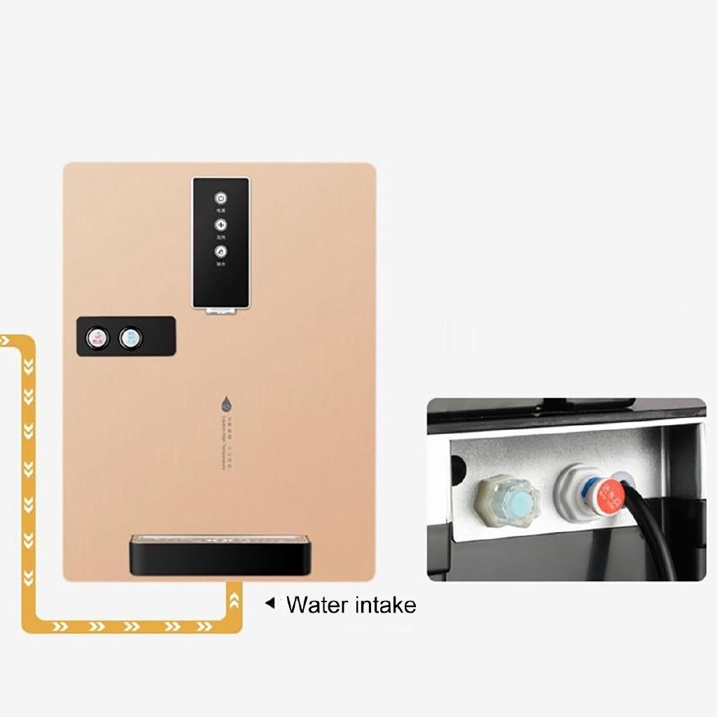 220V Water Cooler Drinking Fountain Electric Water Dispenser Multifunctional Hot/Cold/Ice Wall Mounting Water Heater