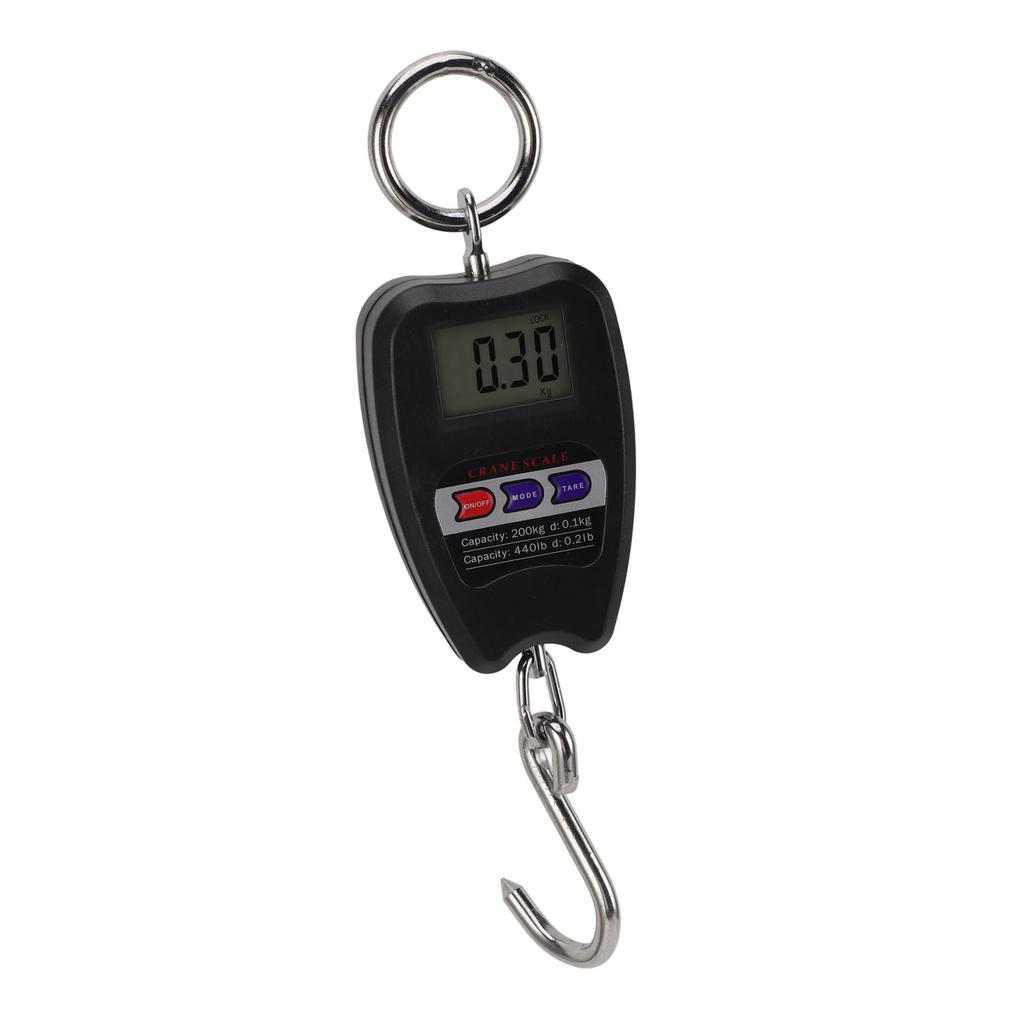 Portable Electronic Scale High Accuracy Digital Hanging Scale 200kg Weight Capacity Crane Scale for Food Luggage