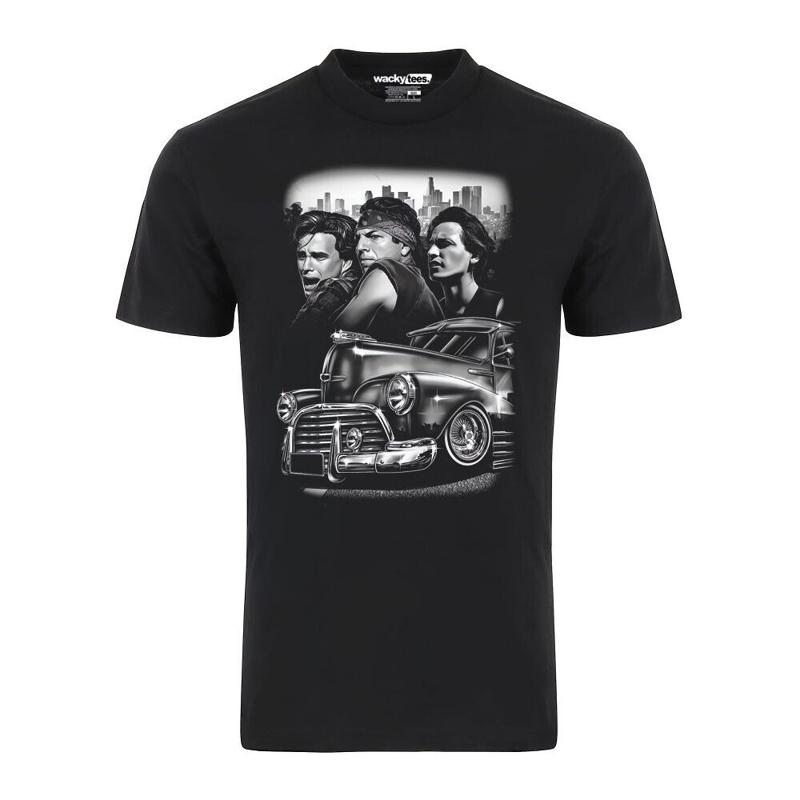 Blood In Blood Out Vatos Locos Ranfla Graphic Tee Shirt