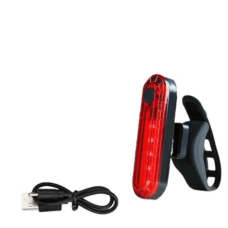 High-Brightness Waterproof Rechargeable Bicycle Taillight 7*2*1.5