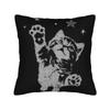Soft Y2k Grunge Stars Cat Jumping Silly Pillowcase Polyester Cushion Cover Gift 2000s Vintage Pillow Case Cover Drop Shipping