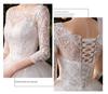 2025 Elegant Hepburn-Inspired Fairy Wedding Dress - French Simple Plus Size D69