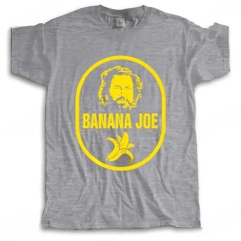 

Hot New Summer Fashion T-SHIRT BUD SPENCER BANANA JOE TELEFILM CINEMA TV IDEA REGALO TUTTE LE TAGLIE Tee Shirt drop 4XL