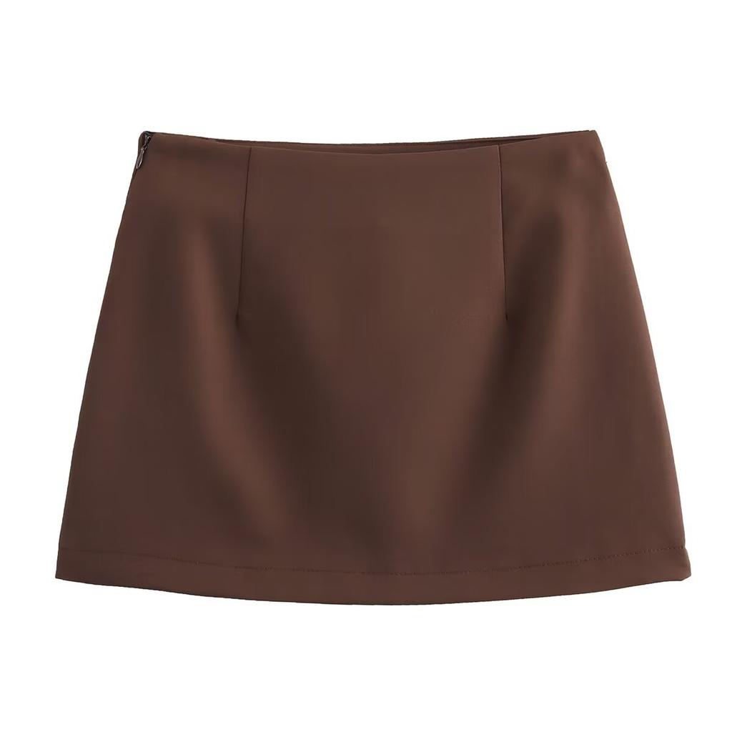 DAFIFY Women's Fashion Casual Solid Color Print Autumn Winter Long Sleeve O-Neck Skirt Suits
