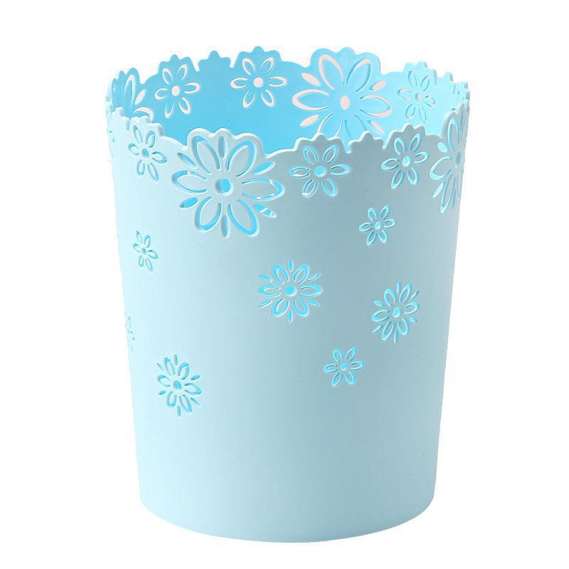 Lily Runder Plastik-Abfallkorb - Deckelloser Mülleimer für Küche, Bad, Büro - Erhältlich in den Größen Groß, Mittel und Klein.