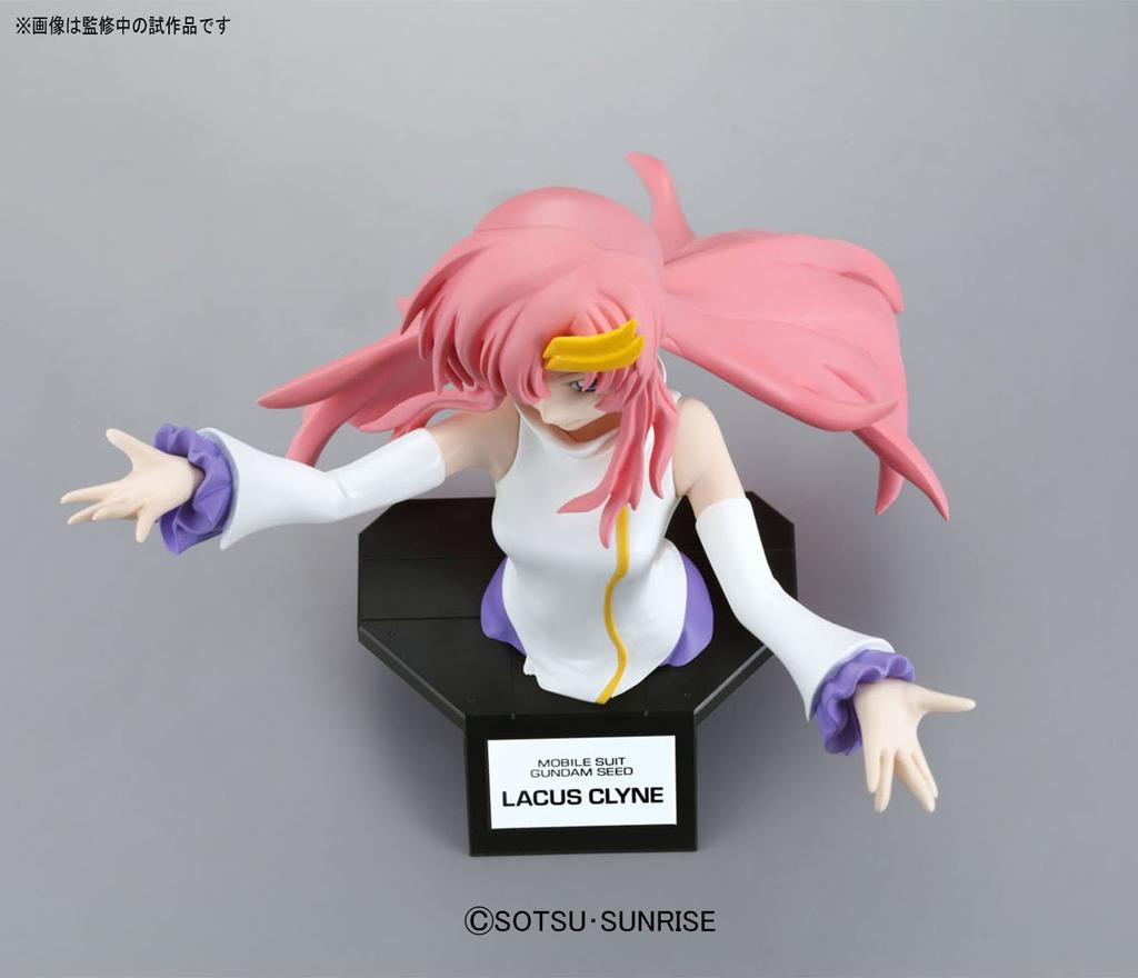 Poprsí Mobile Suit Gundam SEED Lacus Clyne plastový model Figure-rise barevně odlišený