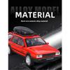 1/32 Volkswagen Santana Alloy Model Car, Cool Sound and Light, Strong Return, Exquisite Desktop Ornaments, Christmas Gifts