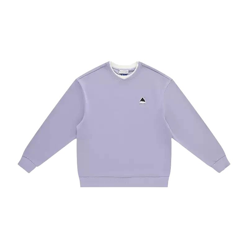 BURTON Sweatshirts Unisex Crew Neck Moderate Mock Two-Piece 925235