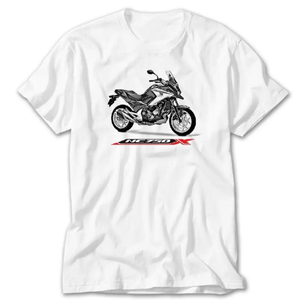 

Honda Mens and Womens Tshirt Summer Sports Tee Honda NCX 750 Racing Unisex Shortsleeved Spring Autumn Motorcycle Cycling Top S