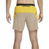 Nike Dri-FIT Contrast Quick-Dry Lined Running Shorts Men Bottoms Khaki FB4195-247