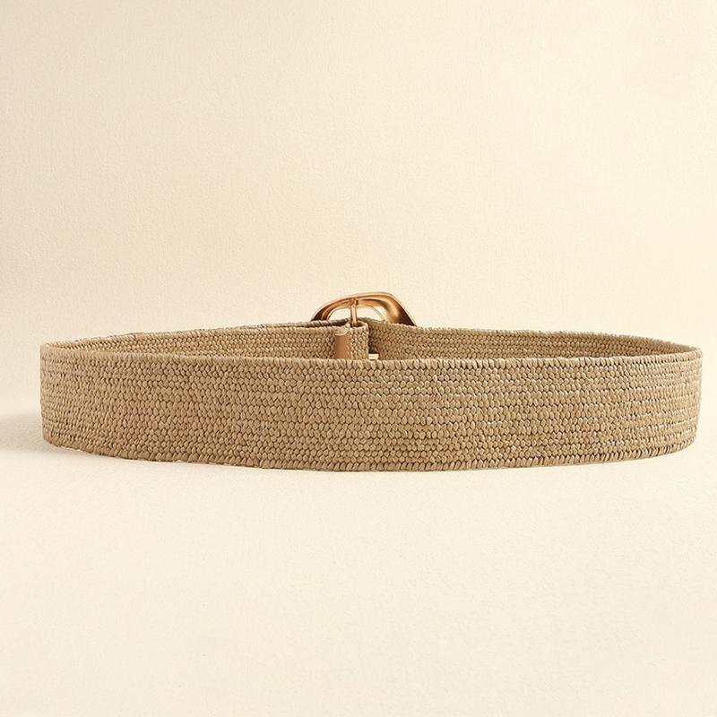 Woven Linen Women Waist Belt Fashion Waist Accessory for Skirts Dresses Bohemian Styles Waist Decoration for Festival