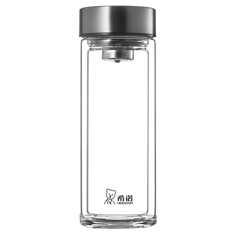 Heenoor Double-Layer Glass Tea Infuser Bottle