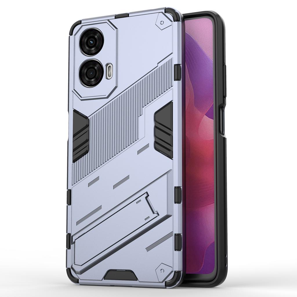 For Motorola Moto G24 4G Case PC+TPU Shockproof Phone Cover with Kickstand