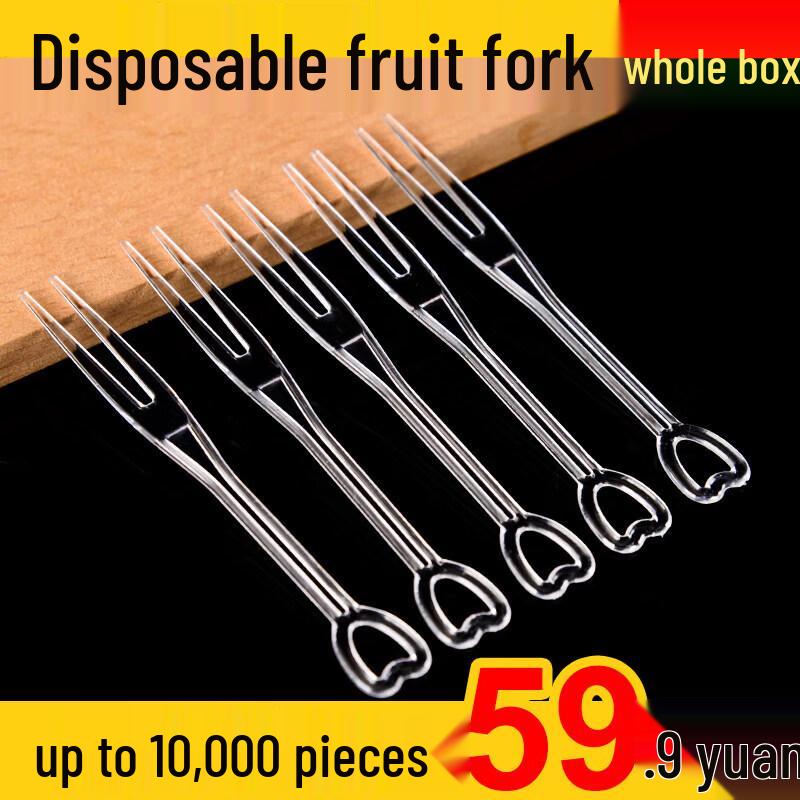 Individually Wrapped Disposable Plastic Fruit Forks