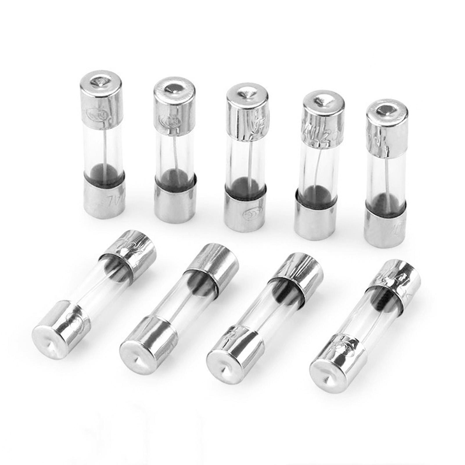 

360 шт. Скляний запобіжник 0,25 А20A 24 Типи 6x30мм 5x20мм Набір Асортимент Кіт для Захисту Схеми