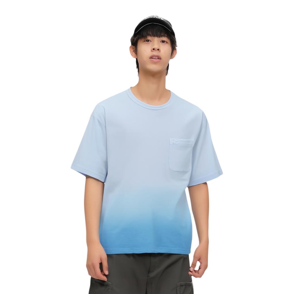 Under Armour Gradient Dopamine Pocket Crew Neck T-Shirt Unisex Tops Sky-Blue 1389363-465