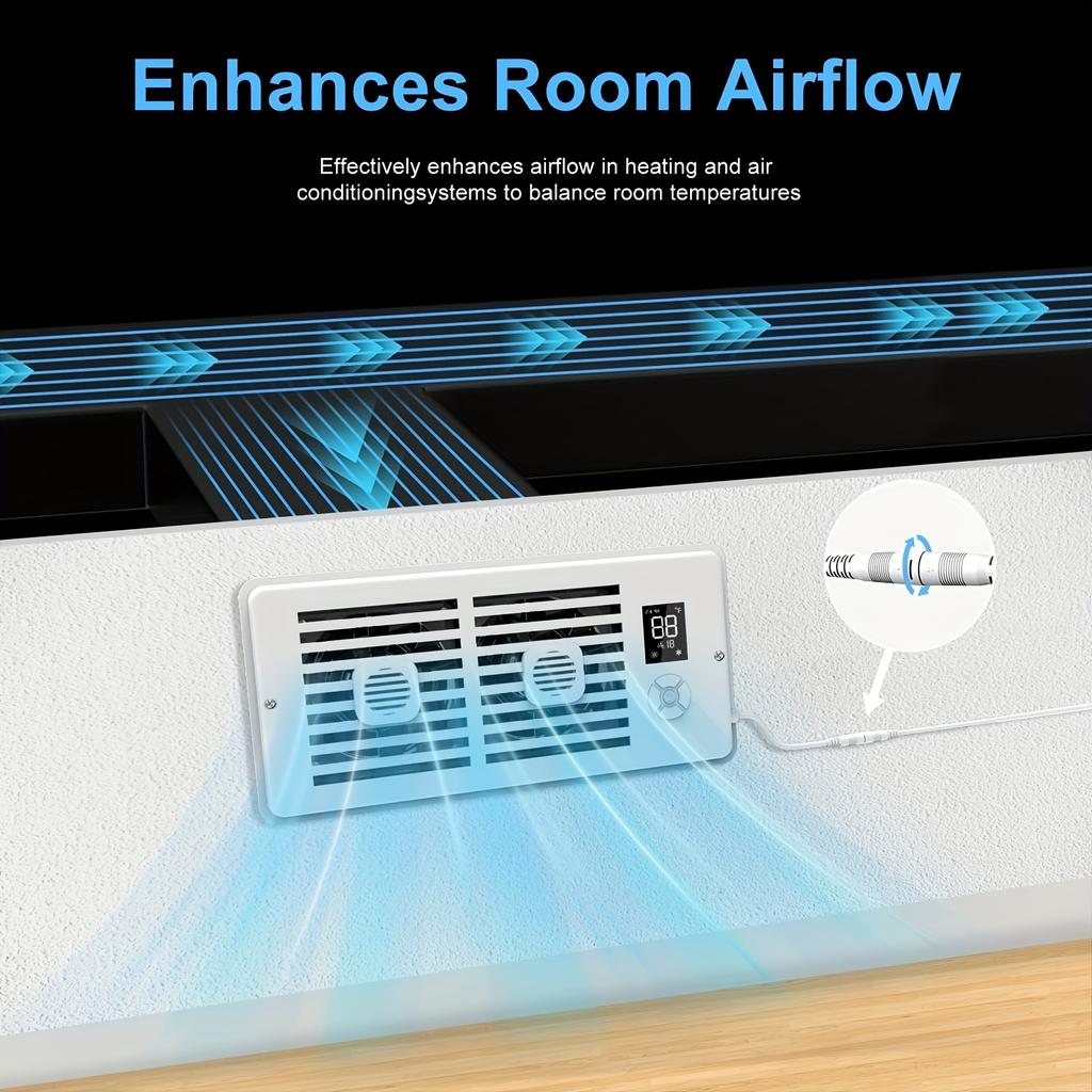 Cichy wentylator wyciągowy z timerem 2/4-godzinnym, regulacją 10-stopniową, pilotem, odpowiedni do montażu ściennego