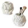 3D Printed Doctor Coat Pen Holder Plastic Desktop Organizer for Makeup Brushes Pencils Gifts for Doctors Nurses Medical Students
