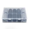 1 Box Black White Plaid Nail Art Sticker Simple Stylish Safe DIY Nail Art Stickers Decals for Home