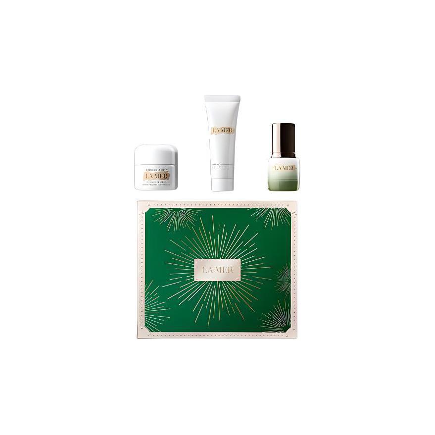 HAILANZHIMI Рождественский Ограниченный Набор Образцов Уходовых Средств Дорожный Набор Увлажняющий И Питающий 15мл+15мл+30мл Нежный