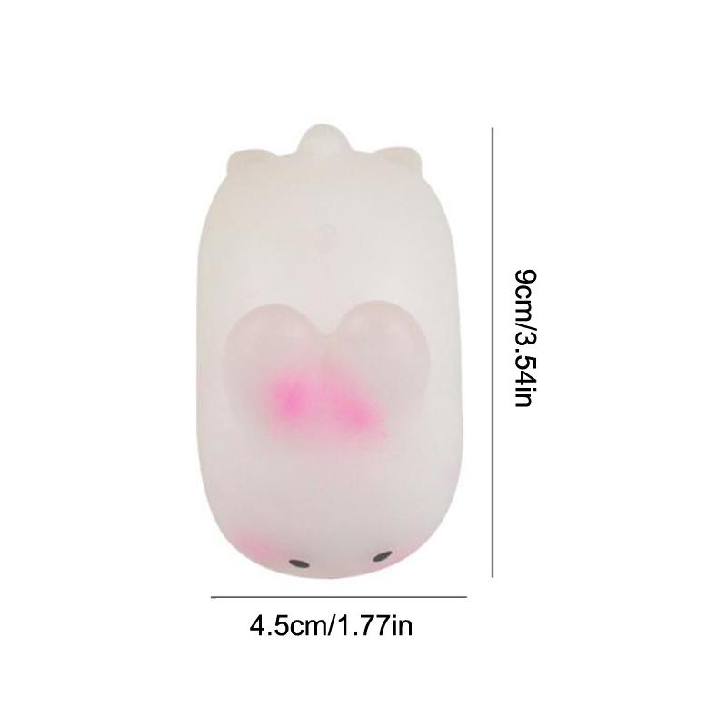Anti-Stress Toy Color-Changing Cute Heart Rabbit Squeeze Fidget Toys Squishy Anti Stress Funny Stress Relief For Kid Adult Gift