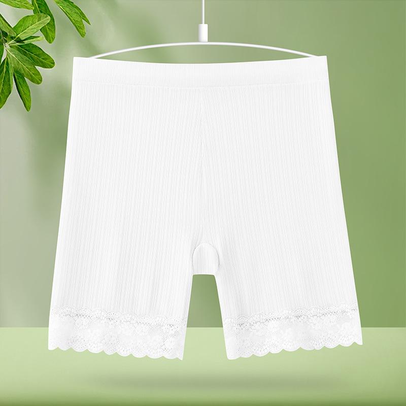 Plus Size Women Spring and Summer Belly Lift Hip Breathable Anti Loose Cotton Crotch No Trace Leggings