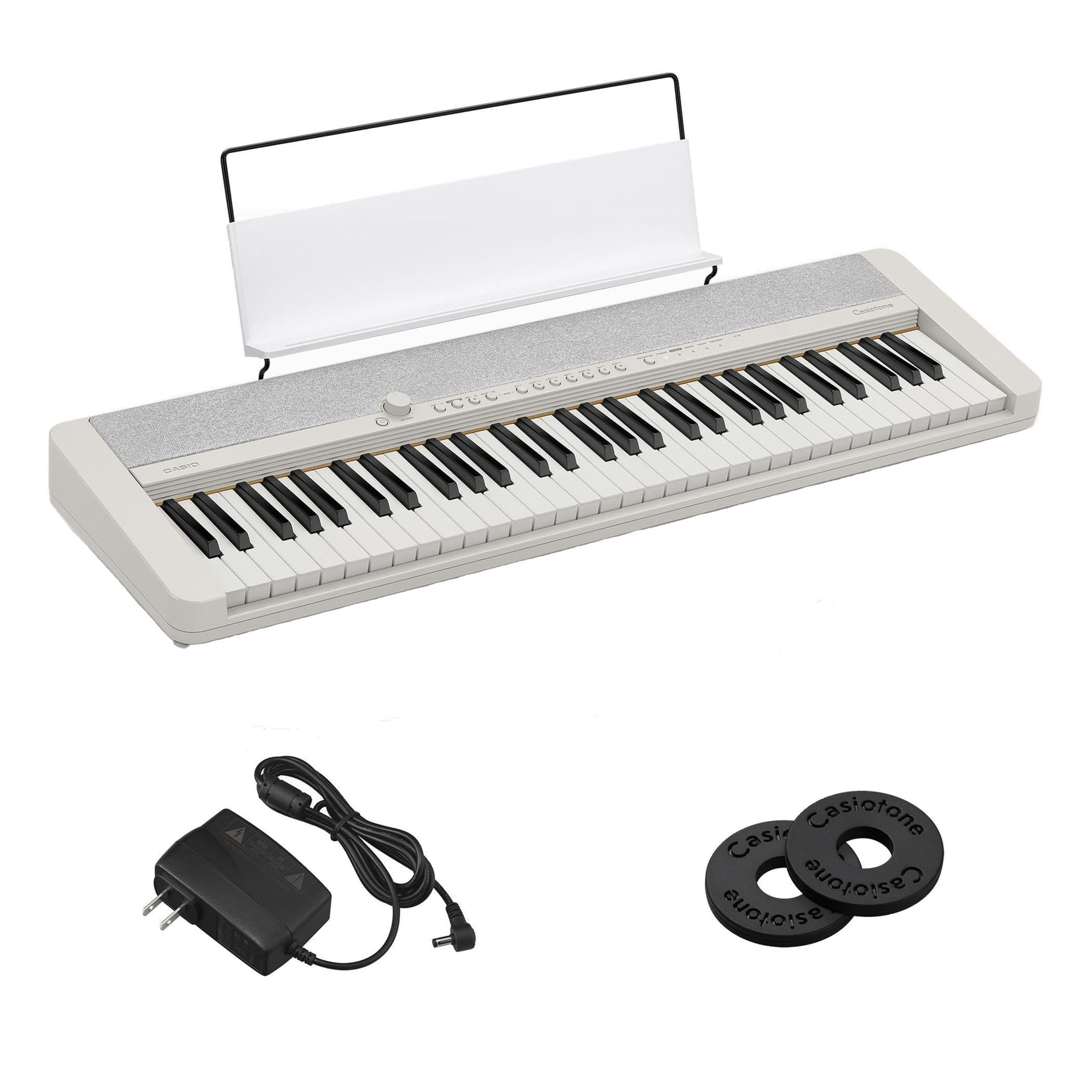 Casio Electronic Keyboard Casiotone WE A keyboard favored by offering sound in a portable (CASIO) CT-S1 (White) - 61-key Harami-chan, high-quality белый