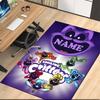 Custom Name Smiling Critters Printed Carpet, for Office Chair Living Room Bedroom Kitchen Room Decor Gifts.