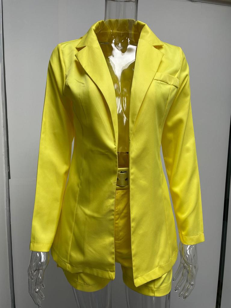 Tops, Shorts, Suits, Sexy Temperament, Women's Fashion, Casual Lapel Cardigans