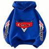 Cars Saetta McQueen Stampa Divertente Felpa con Cappuccio per Bambini Ragazzo Ragazza Autunno Inverno Quotidiano Outdoor Vacanza Casual Caldo Abbigliamento Sportivo