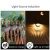 2PCS Waterproof LED Solar Step Lights, Outdoor Wall Mount Stair Lights, Auto On/Off Night Lights for Garden Pathway Yard Deck Decoration