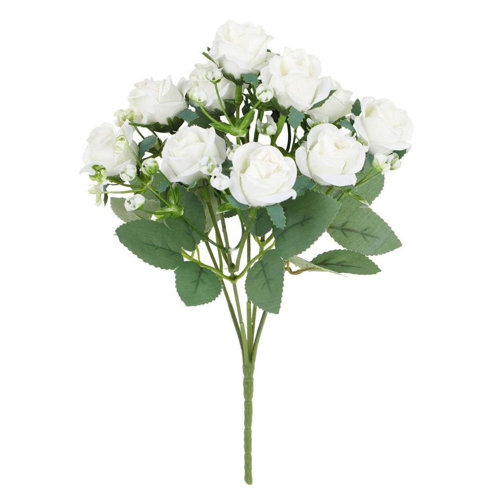 Simulated Roses, Wedding Bride Holding Bouquet, Living Room Flower Arrangement Decoration, Gradient Roses, Fake Flowers
