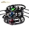 Cross-Border Punk Retro Leather Bracelet - DIY Noosa Buckle Hand Rope Jewelry Accessory (Semi-finished)