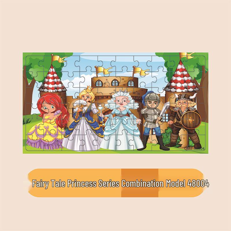 

Деревянный пазл из 60 деталей: Детская развивающая игрушка для раннего обучения