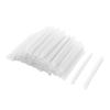200PCS Clear Heat Shrinkable Tubes Pigtail Fiber Optic Fusion Splice Sleeve with Single Steel Needle 60x5x3.8mm