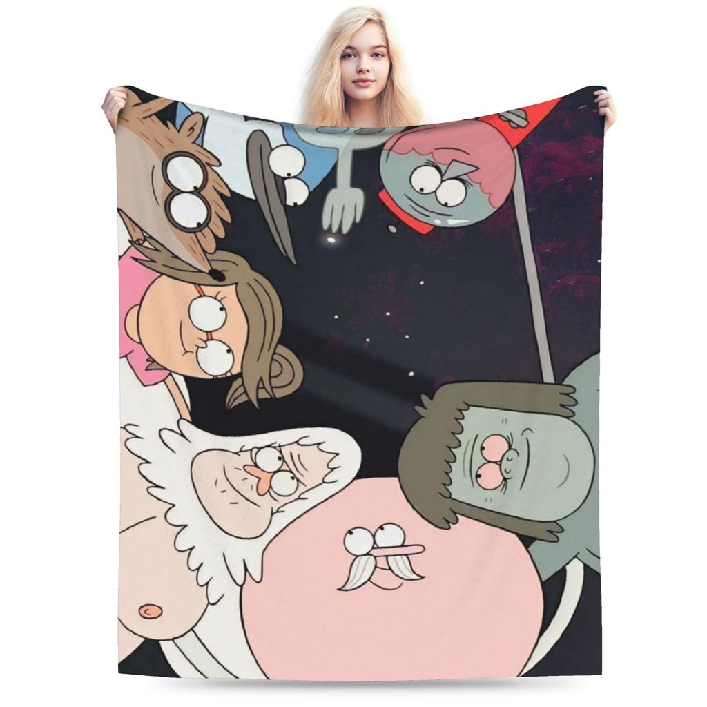 Bequeme Reguläre Zeigt Cartoon Anime Decke Stuff Sofa Dekorativ Decke Überwurf Super Warm Fleece für Auto